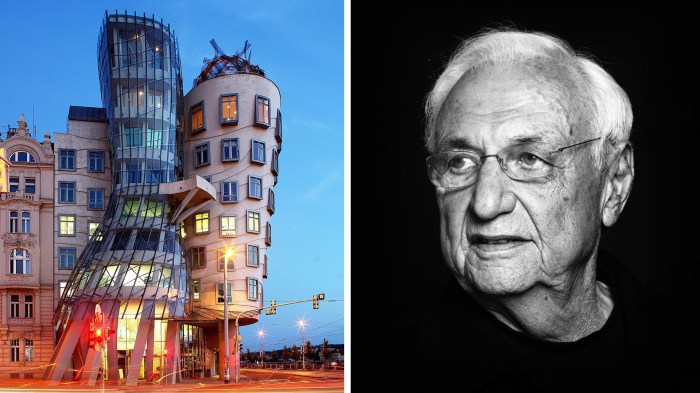 Frank Gehry, the champion of dancing buildings and crunched forms Frank Gehry, the champion of dancing buildings and crunched forms