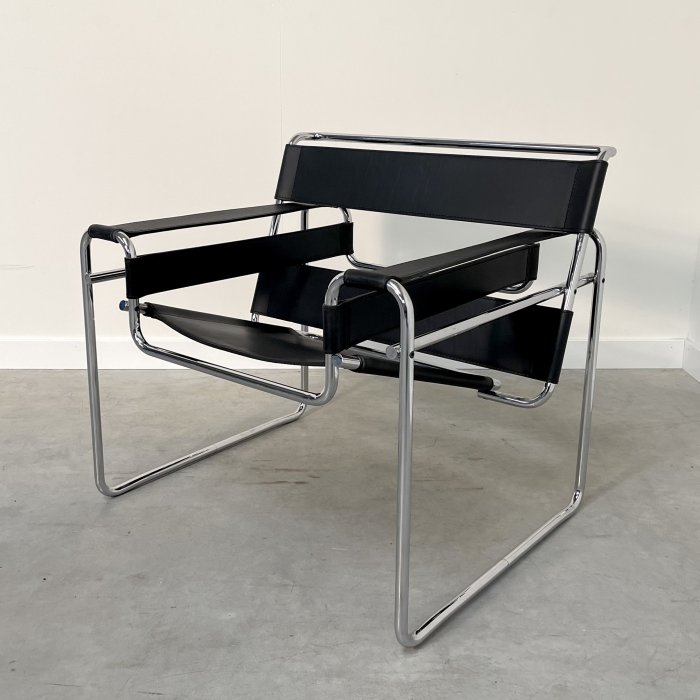 Vintage Marcel Breuer 'Wassily' chair by Knoll Studio, 1990s | #165152 Vintage Marcel Breuer 'Wassily' chair by Knoll Studio, 1990s | #165152